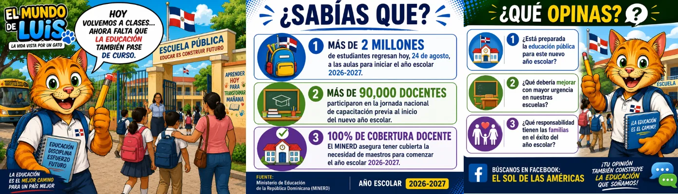 El Mundo de Luis - Inicio del año escolar 2026-2027
